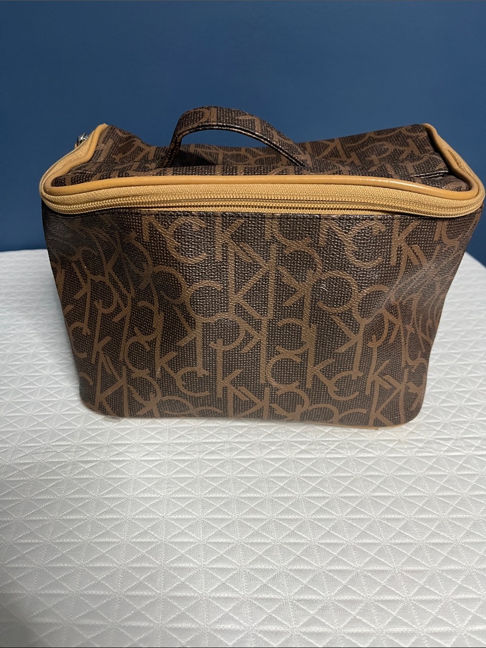 Calvin Klein Travel Toiletry Bag - Brown